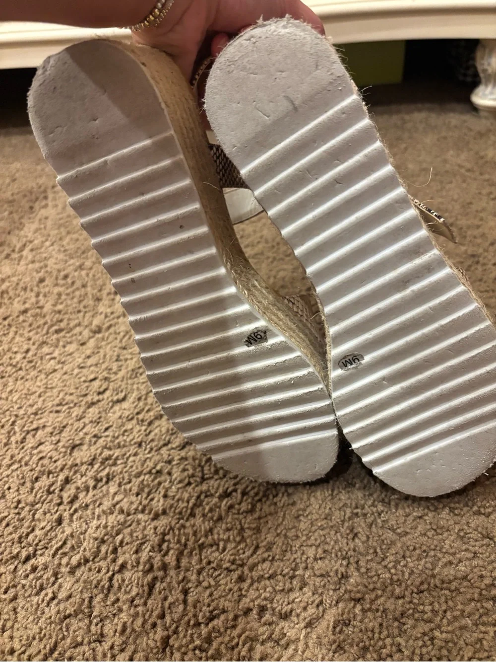 Snake-Print Espadrille Platform Sandals in Beige/Black